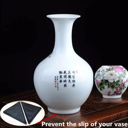 4/8pcs Triangular Carpet Anti Slip Stickers For Tile Floor Carpet Corner Pads Washable And Reusable Nano Anti Slip Fixed Pads