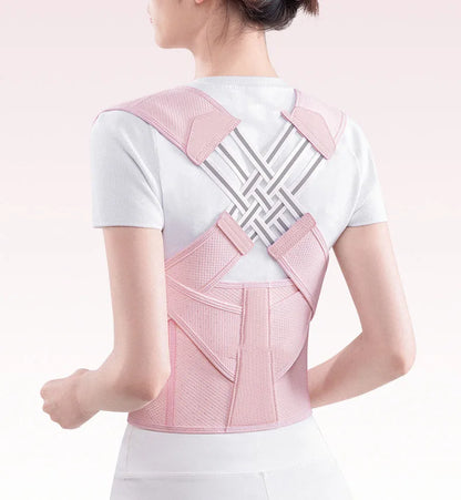 Posture Corrector for Hunchback & Spinal Alignment  Adjustable Upper Back Brace with Breathable Strap Orthopedic Posture Trainer