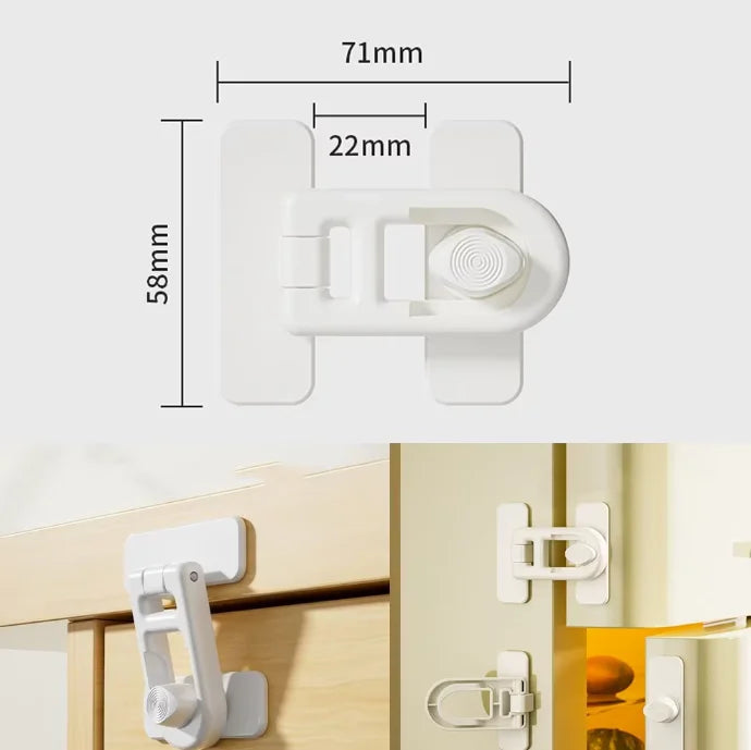 Baby Safety Lock With Coded Lock Fridge Drawers Window Cabinet Lock Digital Password Child Protection