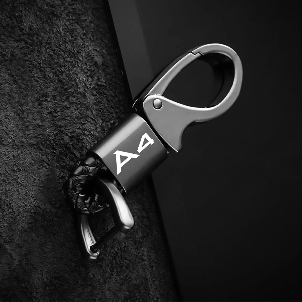 For AUDI A4 b8 b9 b6 b7 Auto accessories Multifunctional keychain leather keychain metal gift