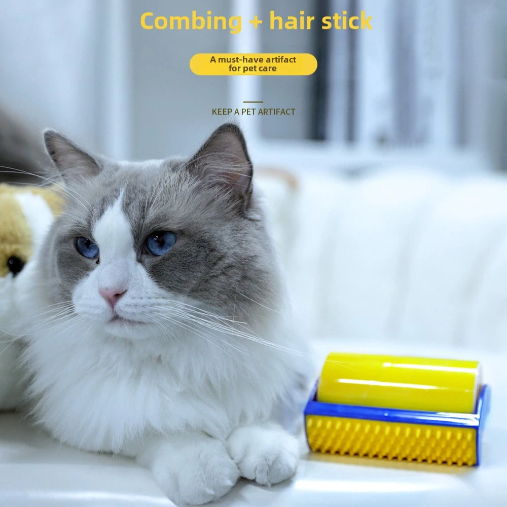 Reusable Lint Remover Washable Silicone Dust Wiper Cat Dog Comb Tool Pet Hair Remover Cleaning Brush Tools Sticky Roller Brush