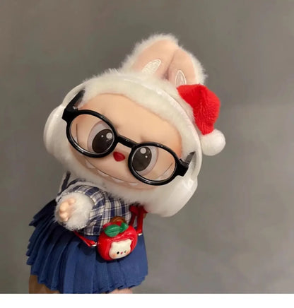 Labubu Headphone Cute Earphone for Labubu I II Mini Plush Doll Headset Decoration Fashion DIY Doll Accessories Gift
