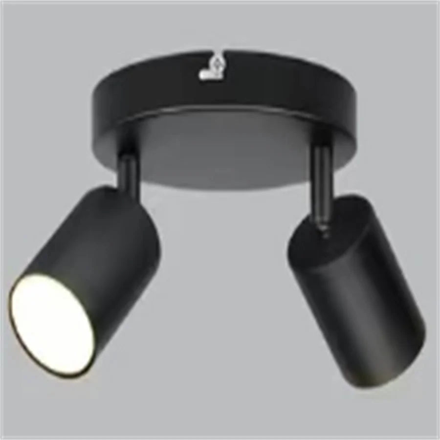 Modern LED Ceiling Light -  GU10 Wall Light Black - Energy Saving, Living Room, Bedroom, Kitchen, Easy Installation, Bulb Not In