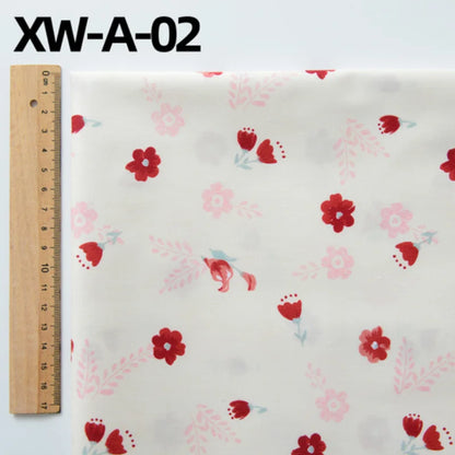 Fabric cotton handmade diy bedding flowers garden flowers pure cotton printing fabric twill cotton fabric sewing