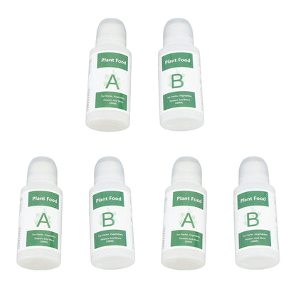 3 Set Hydroponic Plant Food Plant Growing Hydroponic Nutrients Indoor Plant Food for Vegetables Fruit Indoor Plant Food