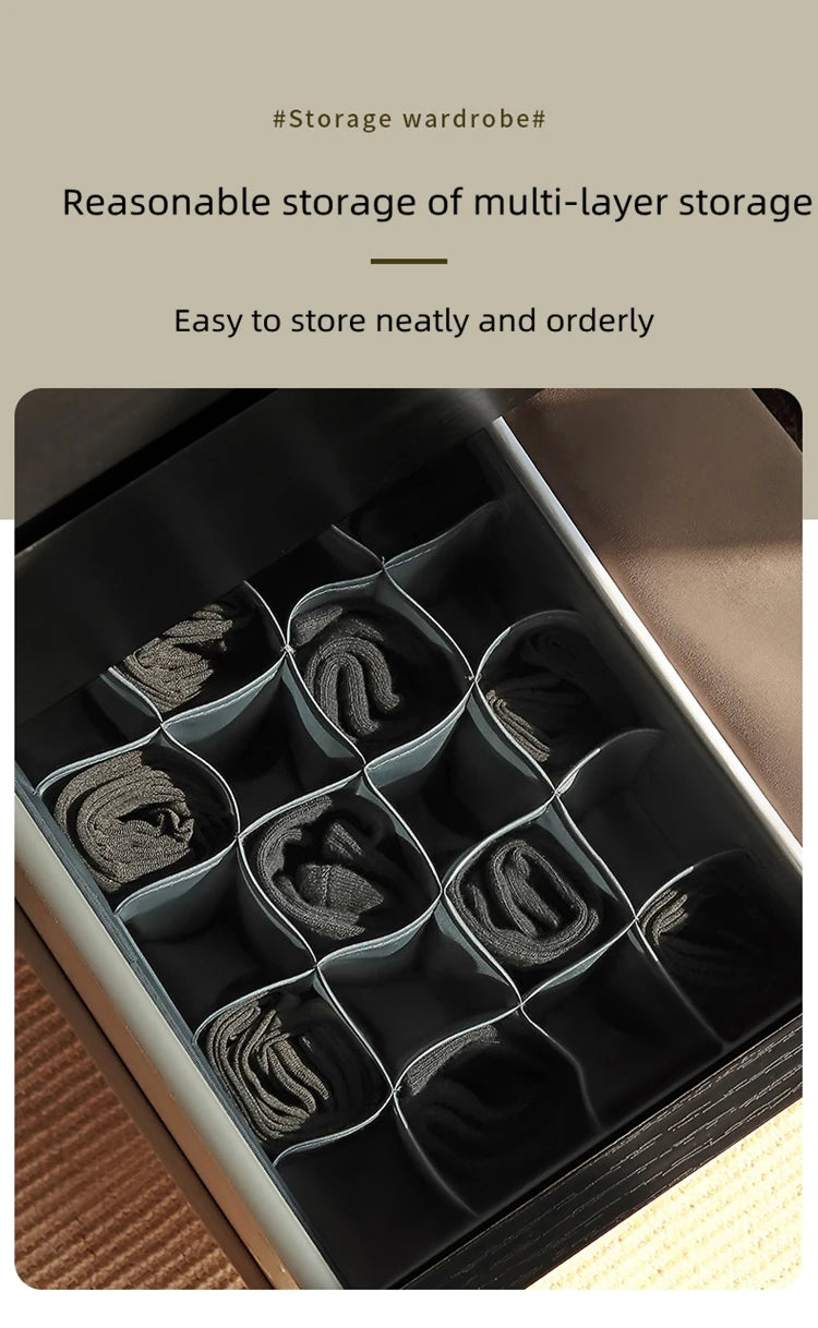 Organizer For Underwear Socks Bra Pants Scarf Tie Storage Box Jeans Clothing Organization Dividers For Drawers Clothes Organizer