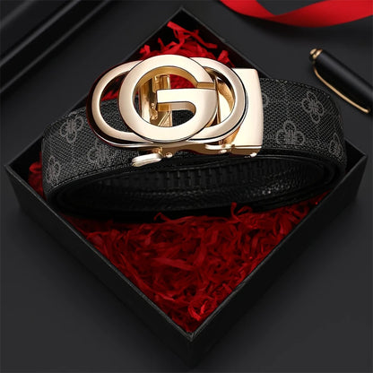 Youth Belt Brand Belt Men's Belt High Quality Men's Luxury Belt Men's Belt Male Buckle Metal Automatic Buckle