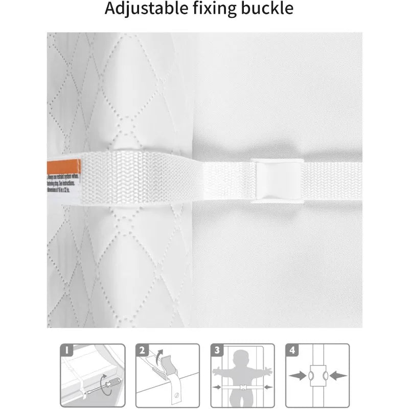 Baby Changing Pad for Combo Crib with Changer & Dresser Waterproof Non-Slip Diaper Contoured Foam Changing Table Topper