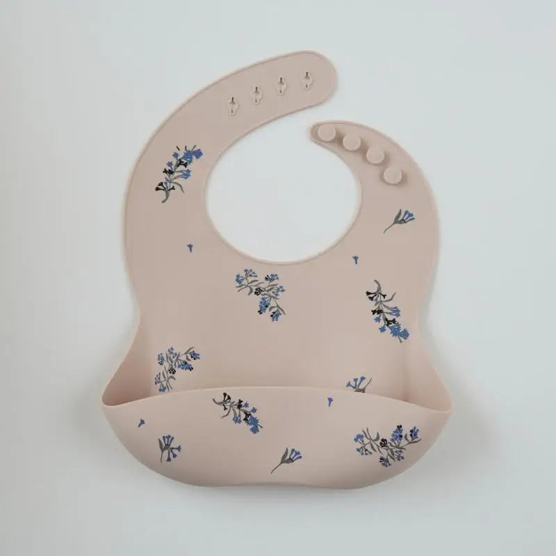 Baby silicone bib, bear bib, baby eating, children's complementary food, saliva bib, waterproof saliva towel