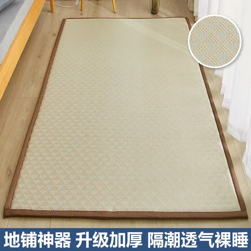 Summer floor spread sleeping mat artifact spread floor sleeping mattress household bedroom mat floor mat tatami bed mats