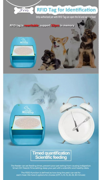 Microchip Smart Surefeed Intelligent Pet Feeder Cat Dog Microchip Sence Feeder Pet Animal