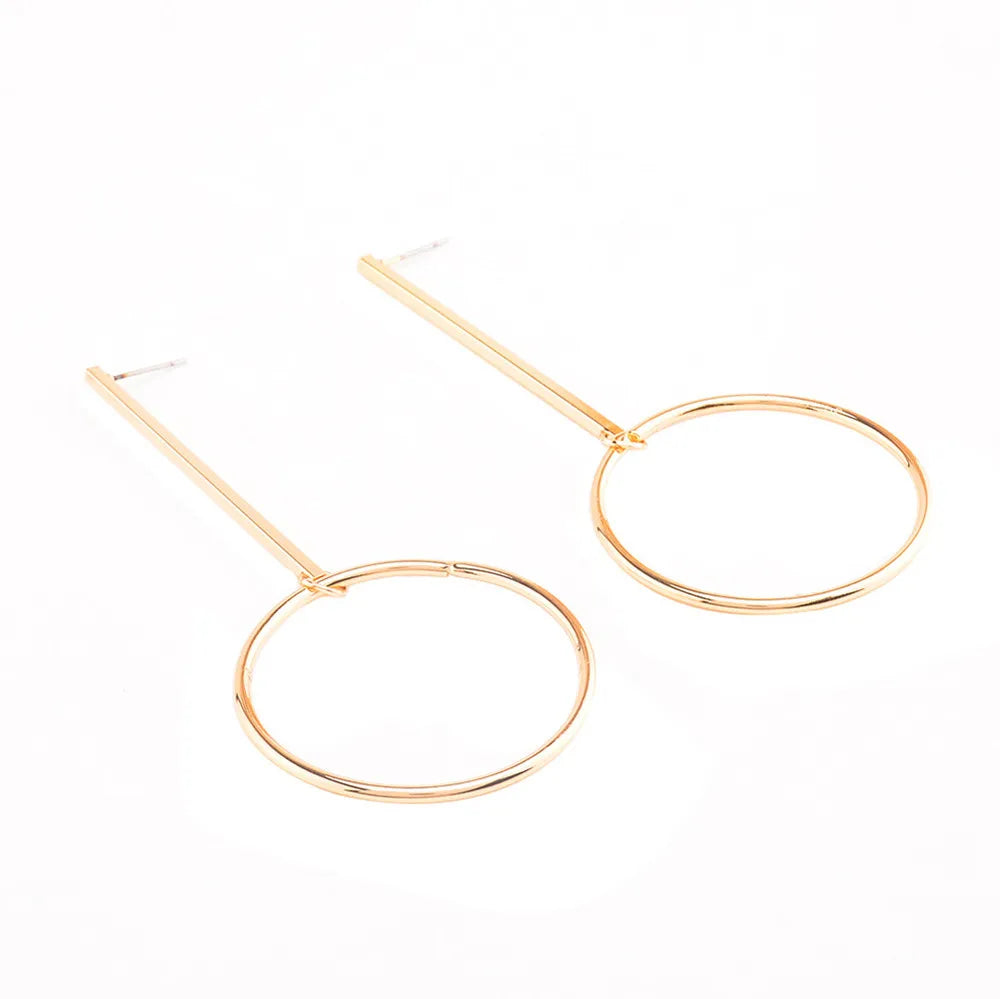 Luxury Earrings Women Fashion Retro Fun Hoop Big Earring Temperament Hundred Matching Accessory For Womens Wear серьги женские