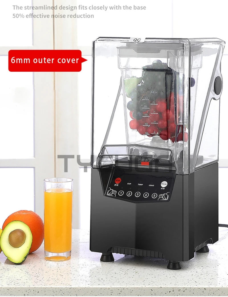 Commercial Blender Electric Ninja blender Fruit Food Ice Crusher Processor Smoothies Juicer Maker Crusher Grain Grinder 110-220V