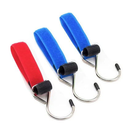 2Pcs/lot new baby stroller hook self-adhesive strap Velcro stroller hook