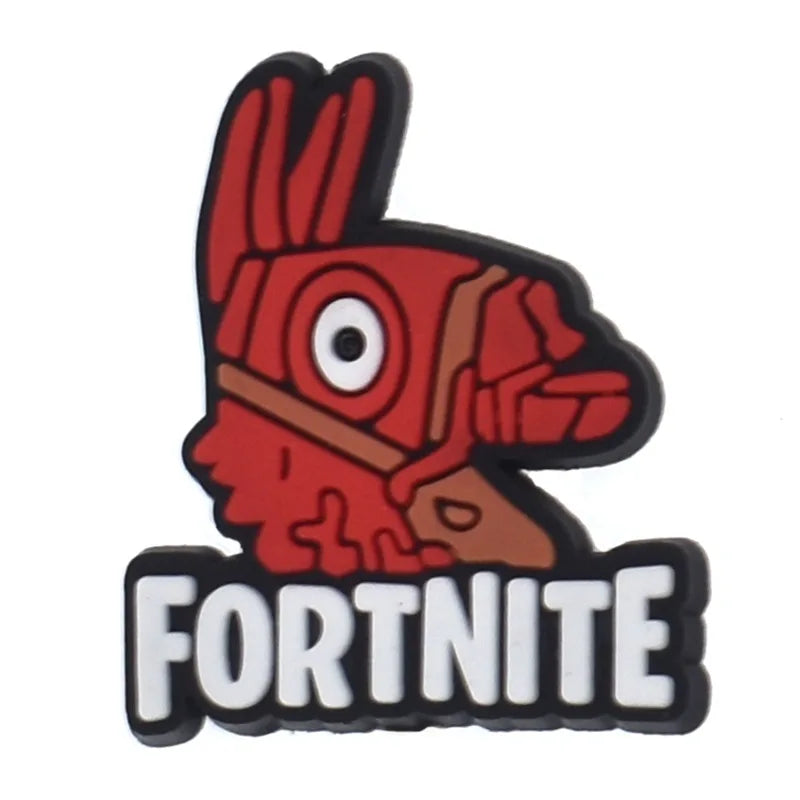 Fortnite Crocs Shoe Buckle Cute DIY Croc Charm Female Garden Shoes Decor Party Girls boys Gifts