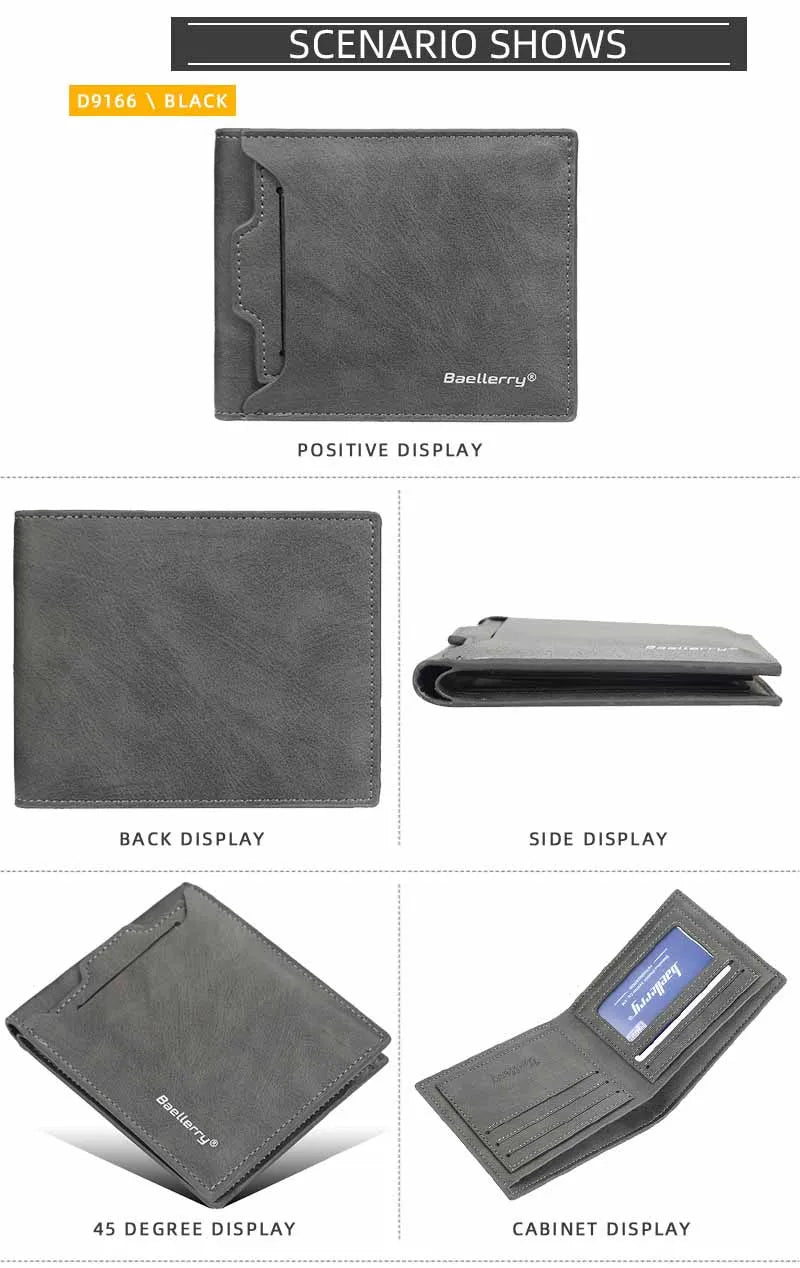 2025 New RFID Blocking Men Short Wallet Man Vintage Leather Wallet Male Handmade Billfold Coin Purse High Quality Business Purse