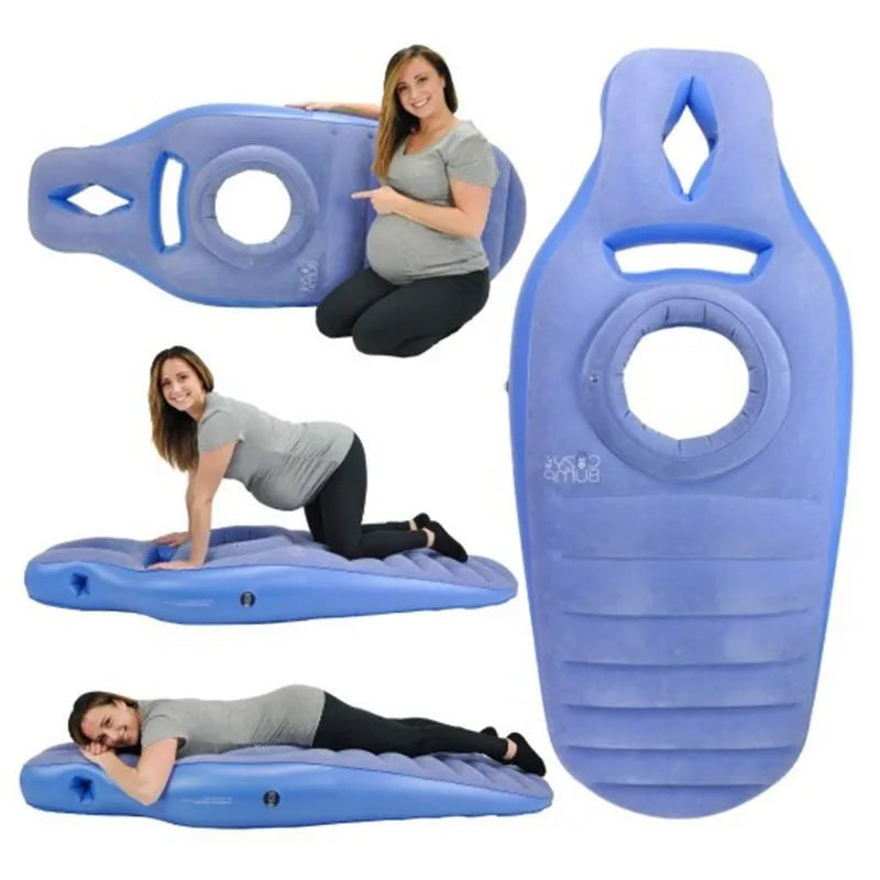 Water Mattress for Pregnant Women Inflatable Floating BedPVCMattress Flocking Thickened Mattress Mom Yoga Mat Wholesale