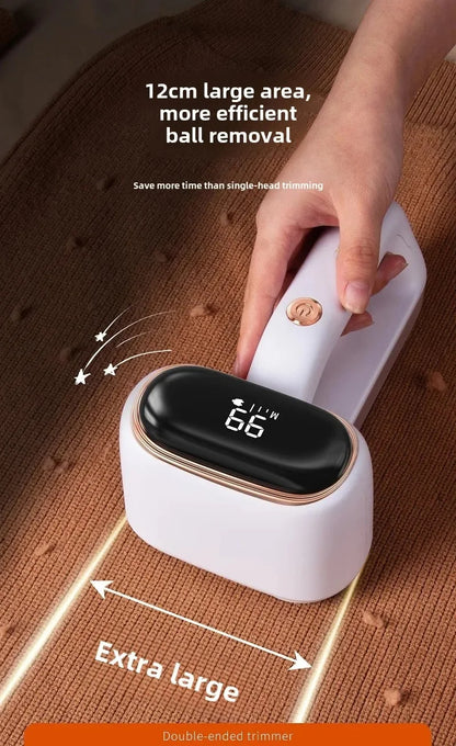 Electric Lint Remover Rechargeable Lint Remover Clothes Sweater Defuzzer Intelligent Digital Display Lint Shaver Trimmer