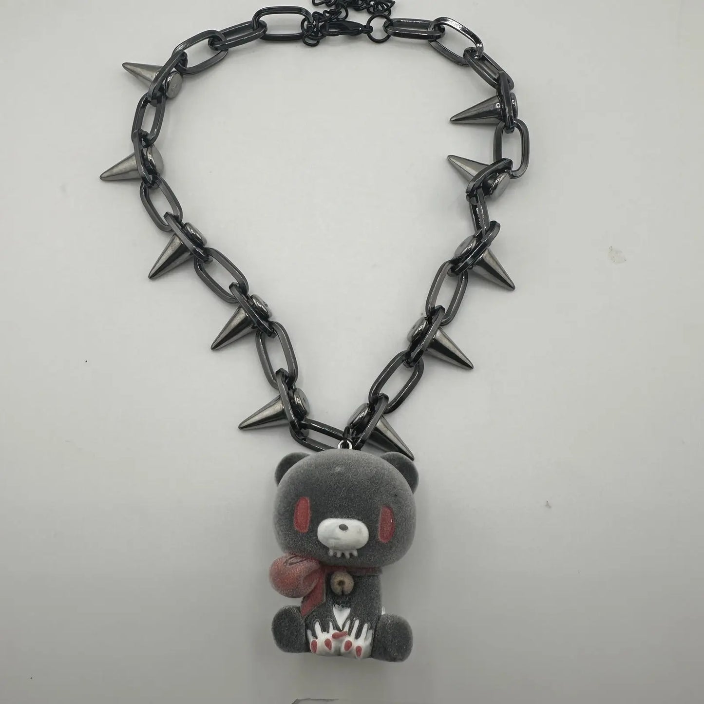 Accessories Series Cute Creative Handmade Melancholic Bear Necklace Fashion Accessories Y2k Style Accessories Children'S Gifts