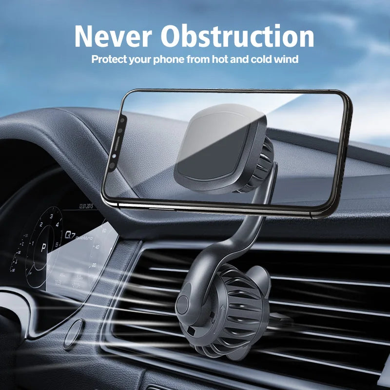 Strong Magnetic Car Phone Holder Mount Car Vent Phone Mount 360 Rotate Arm Auto Cell Phone Holder for Car Phone Bracket Stand