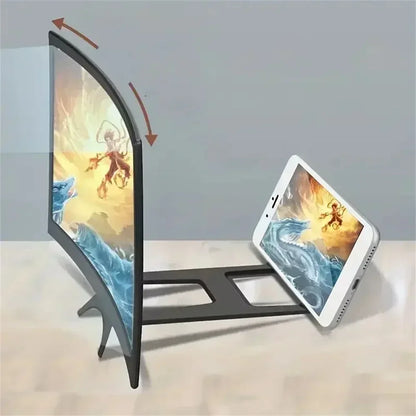 Newest 12 Inch Screen Magnifier HD Phone Holder Screen Amplifier Video Phone Amplifier Screen Phone Projector for All Smartphone