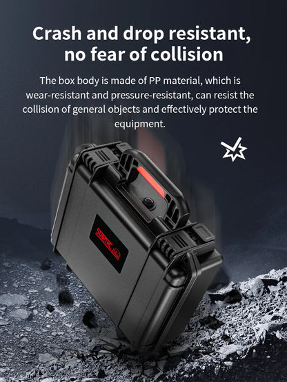 STARTRC Insta360 X5 Camera Accessories 2 Layers Hard Case Carrying Case Waterproof Portable Travel Box for Essentials Bundle