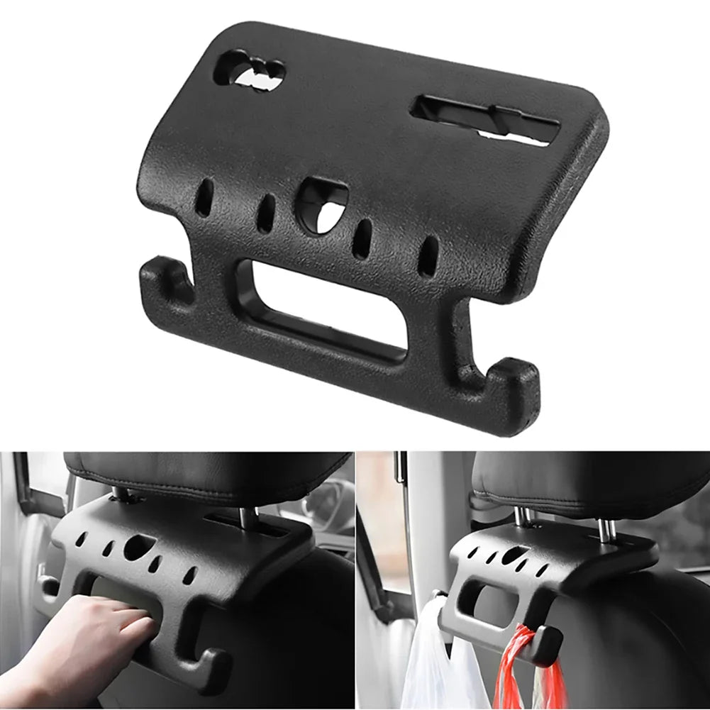 Car Seat Back Hook Car Seat Headrest Hanger Car Hook Safety Handrail for Bag