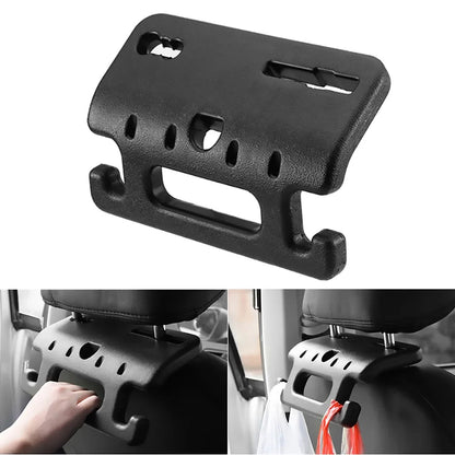 Car Seat Back Hook Car Seat Headrest Hanger Car Hook Safety Handrail for Bag
