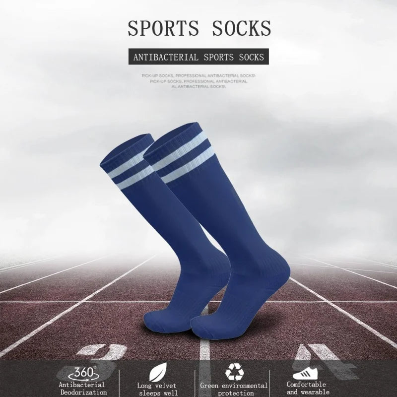 1 Pair Football Sports Socks Long  Knee Cotton Spandex Kids   Legging Stockings Soccer Baseball Ankle Adults Children Socks