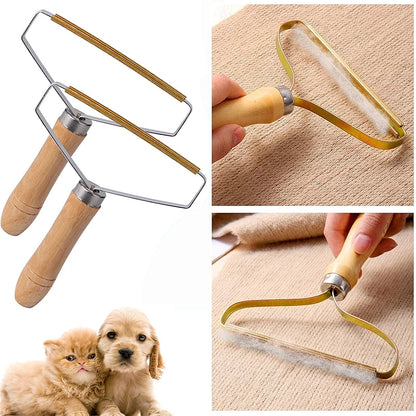 Portable Lint Remover Pet Hair Remover Brush Manual Lint Roller Sofa Clothes Cleaning Lint Brush Fuzz Fabric Shaver Brush Tool