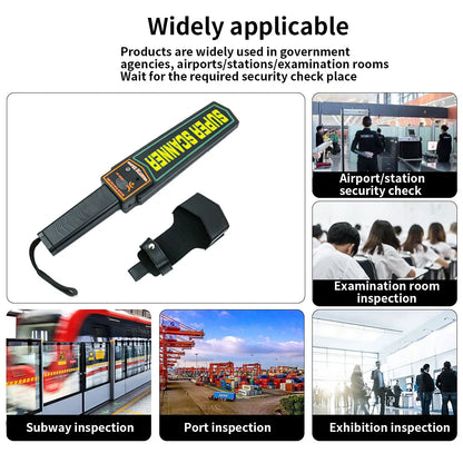 Safe Checking Metal Detector Handheld Metal Detection Gold Finder Portable Scanner Depth Wall Detector Security Inspection Devic