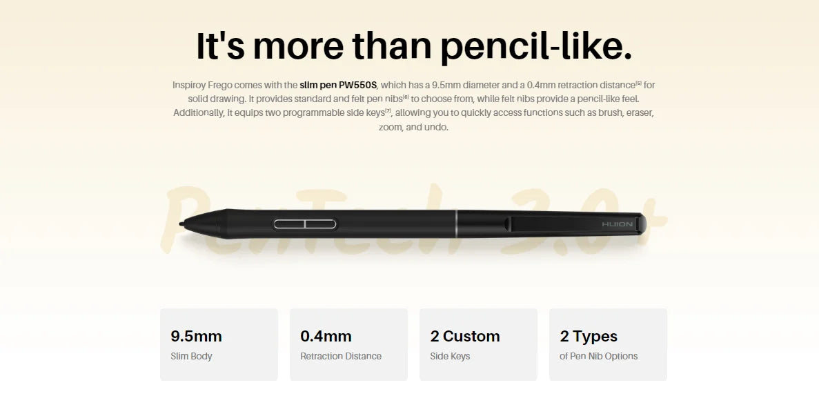 Huion Inspiroy Frego S Newest Graphics Tablet L310 Bluetooth Connectivity Wireless Drawing Tablet, 6.3x3.9 Inch Small Pen Tablet