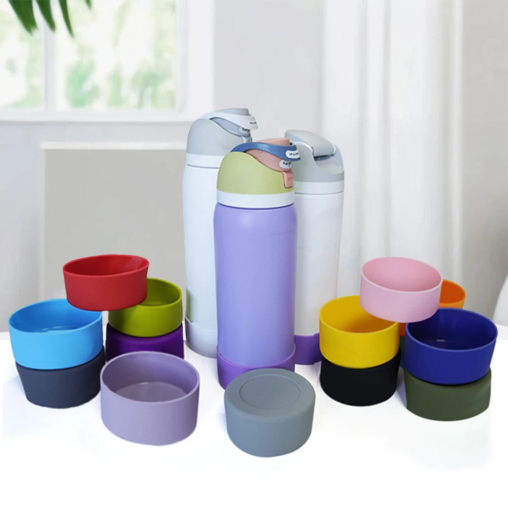 Silicone Water Bottle Boot Anti-Slip Bottom Cover Bottom Protector Protective Bottom Base for Owala 32oz Flask Water Bottle