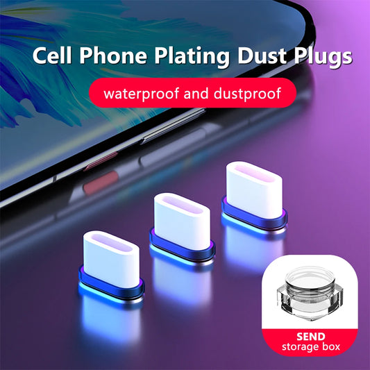 Anti Dust Plug Type C Phone Charging Port 3.5mm Earphone Jack USB C Dust Plug For Samsung Huawei Redmi Phone Accessories