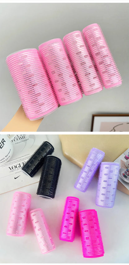 Magic Large Self-Adhesive Hair Rollers Hairdressing Home Use DIY Styling Roller Roll Curler Hair Women Beauty Tools New 3 Styles