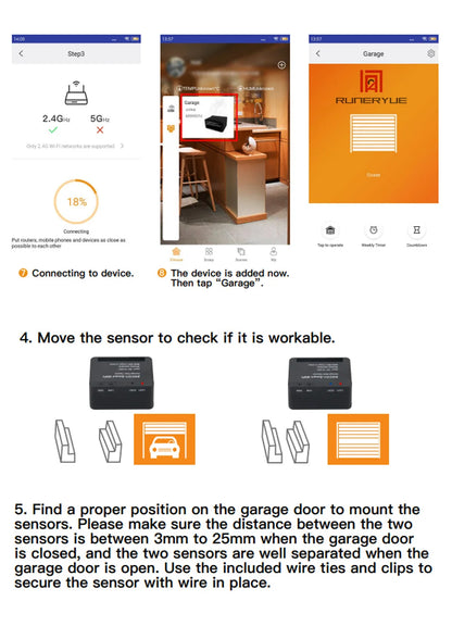 SGC01 WiFi Switch Smart Garage Door Opener Controller 24V Work With Xhouse APP Control by Phone for Swing Sliding Gate Opener