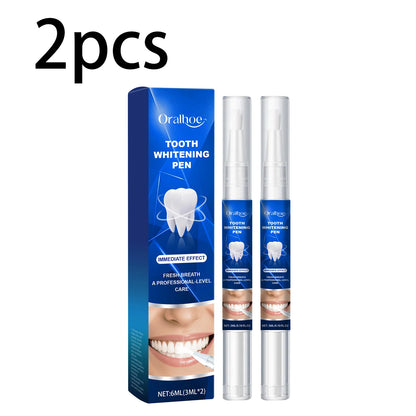 Teeth Whitening Gel Pen Dental Whitener Remove Stains Reduce Yellowing Teeth Gums Treatment Fresh Breath Tooth Brightening Serum