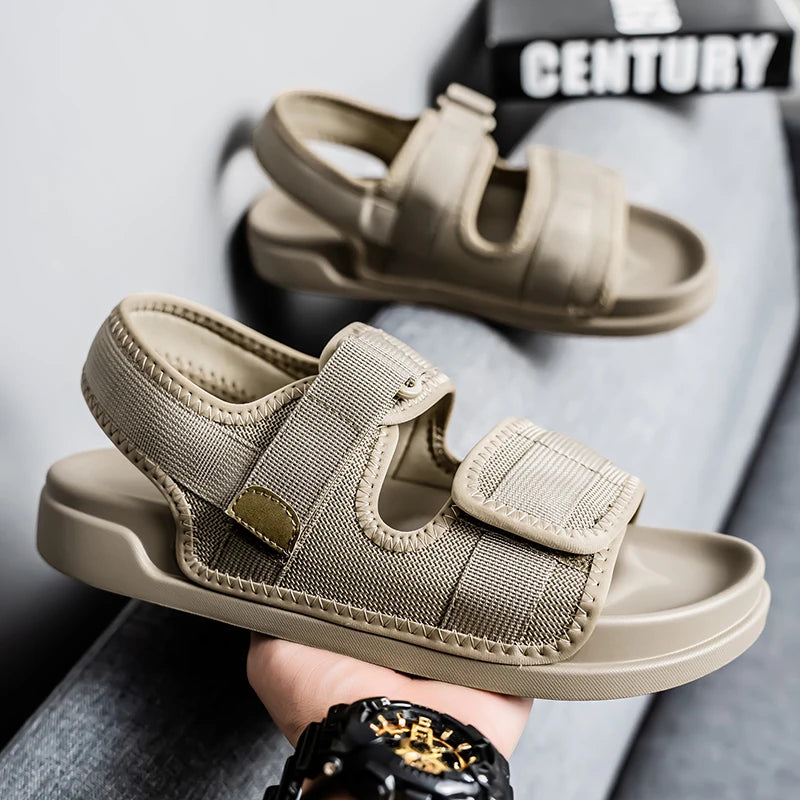 Sandals for men summer breathable cooldown men's outdoor sports leisure soft sole anti slip water wading outdoor beach shoes