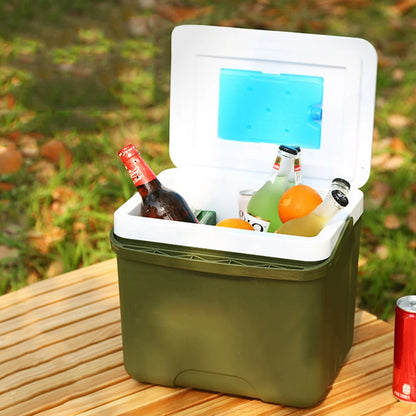 13/6L Camping Ice Box Outdoor Fridge Cooler 18L Large Capacity Portable Ice Bucket Incubator Refrigerator Car Fresh-Keeping