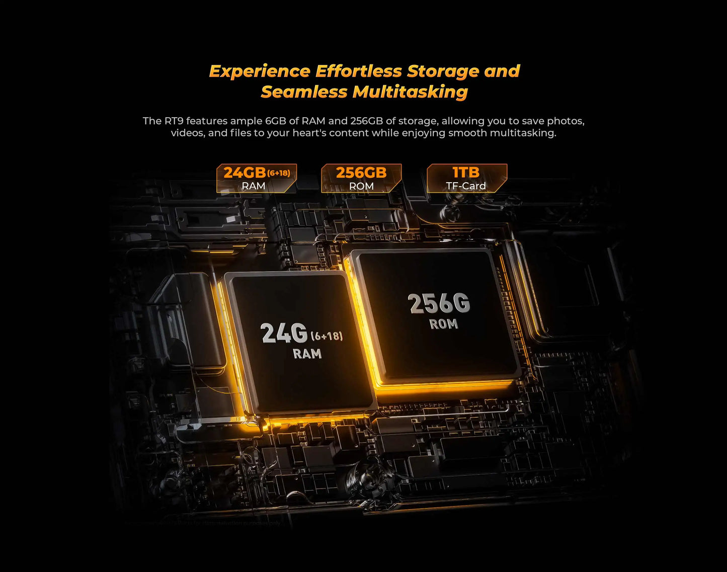 Oukitel RT9 4G Rugged Tablet 10.1" HD Display 24GB RAM 256GB Waterproof Tablet 11000mAh Battery Android 14.0 Tablet PC