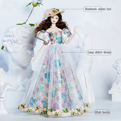 European Fashion Chinese Style Elements Accessories Set 32cm Supermodel Doll Clothes Suit Princess Dress DIY Toy Collector Gifts