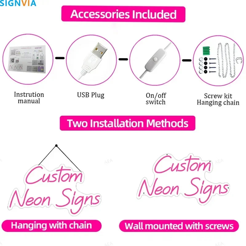 Custom Neon LED Tooth Sign with Glasses USB-Powered Wall Decor for Dental Parties Personalized Name White Light Circular Decor