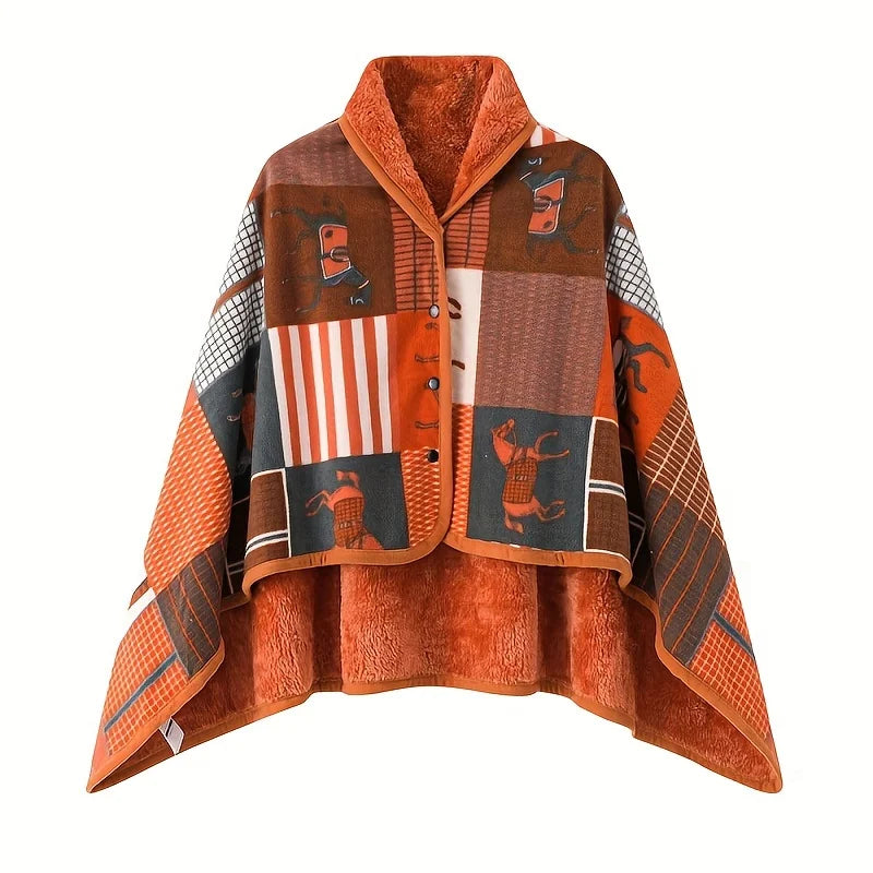 1pc Wearable Blankets Shawl Blanket Flannel Lazy Casual Office Blanket 1pc Wearable Blankets Shawl Blanket Flannel Lazy Casual O