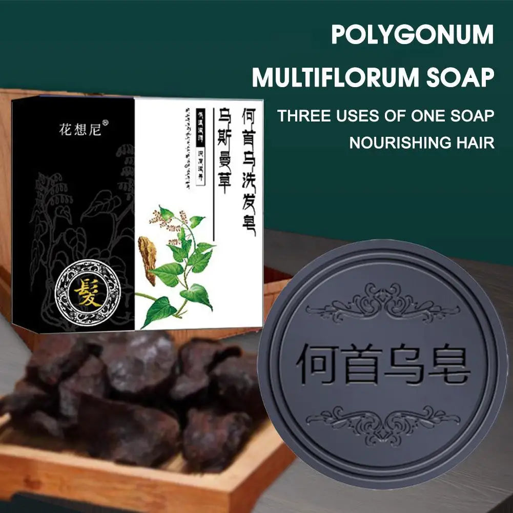 Hair Shampoo Soap Polygonum Multiflorum Shampoo Soap Black Bar Soap Polygonum Multiflorum Shampoo And Conditioner