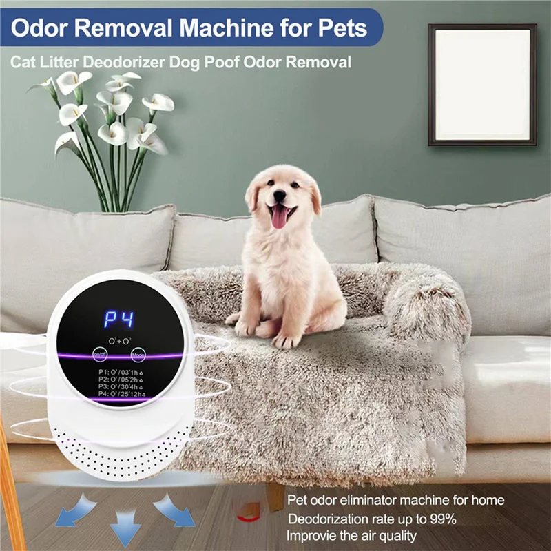 AT21-2X Odor Eliminator For Strong Odor Odor Removal Air Ionizers For Home, Pets,Toilet,Wardrobe, Bedroom,Kitchen,Us Plug