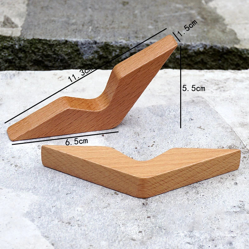 Creative Handmade Thumb Book Page Holder Book Expander Thumb Bookmark Wood Page Spreader Book Support Office Worker Reading Book