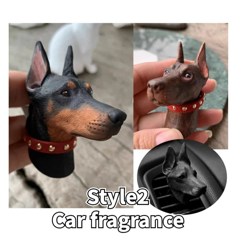 Custom Dog Head Ornament Personalized Cartoon Portrait Pet Keychain Customized Pet Gift Pet Mini Sculpture Pet Lover Gift Ideas