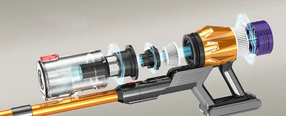 550W Cordless Handheld Vacuum Cleaner,50kPa Strong Suction,Detachable & Replaceable Battery,Touchscreen,Vacuum Cleaner for Home