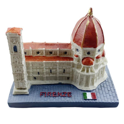 Florence Cathedral Italy Resin Handicraft Souvenirs Desktop Ornament Indoor Table Buildings Home Decoration Collection Gift