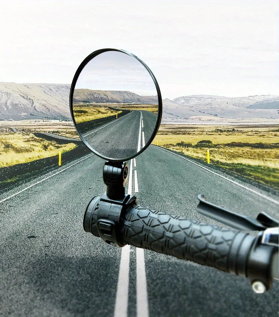 Motorcycles Rearview Mirror Side Mirror For Safety View Turning Left Right Mirror Adjustable Mini Autocycle Rear View